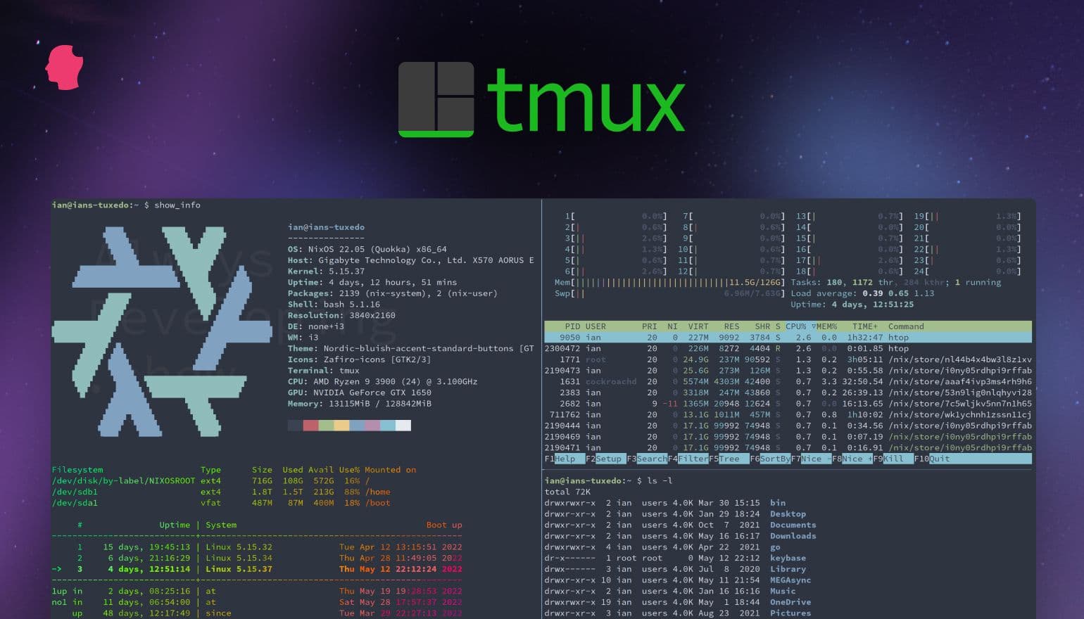 Maximizing Productivity with tmux: A Guide to Multi-Pane Monitoring with top